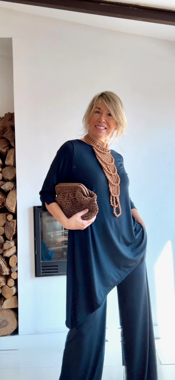 Blusa Lucía marino - Image 3