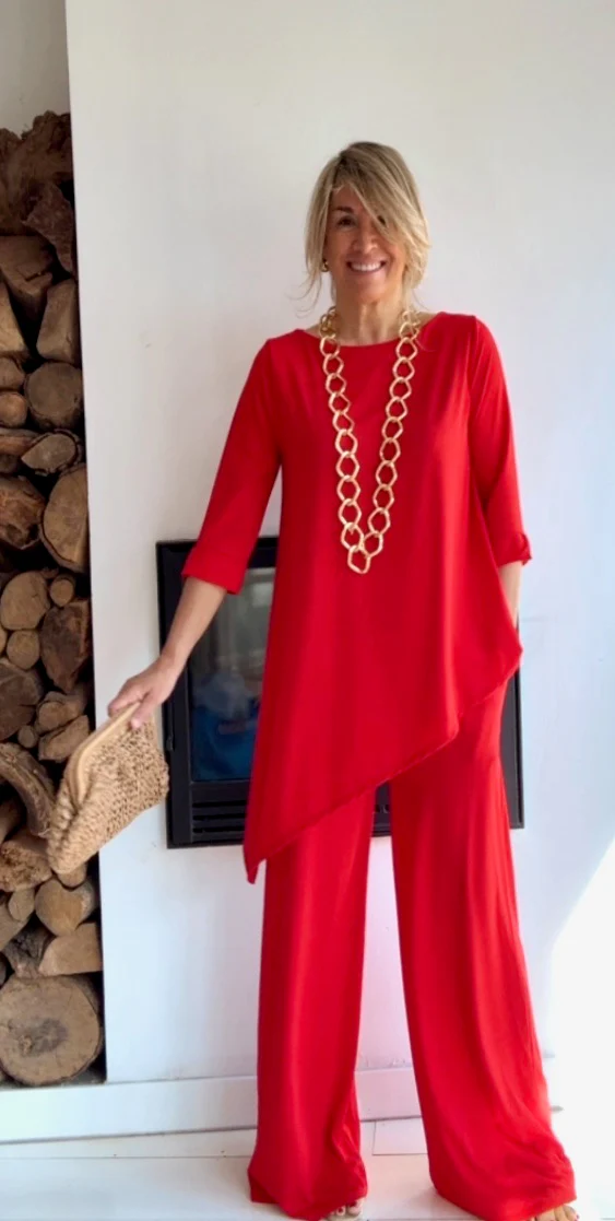 Pantalón Lucía rojo - Image 4