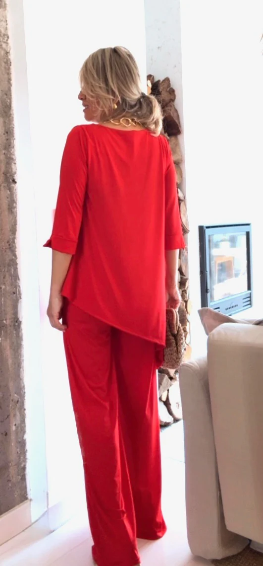 Pantalón Lucía rojo - Image 5