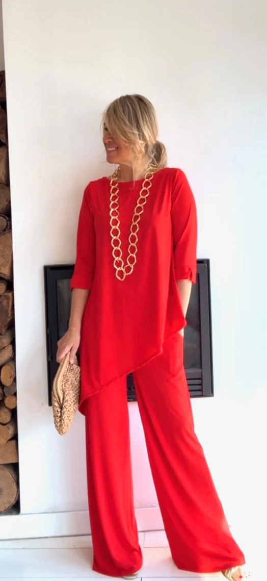 Pantalón Lucía rojo