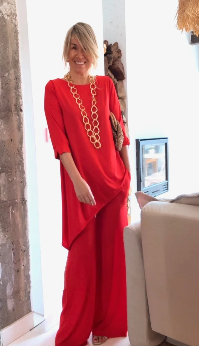 Pantalón Lucía rojo - Image 9
