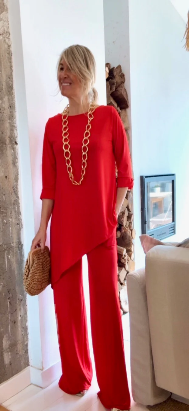 Pantalón Lucía rojo - Image 10