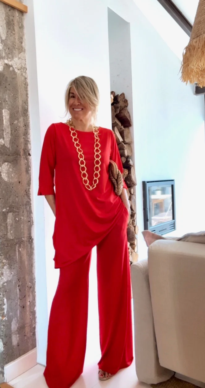 Pantalón Lucía rojo - Image 2
