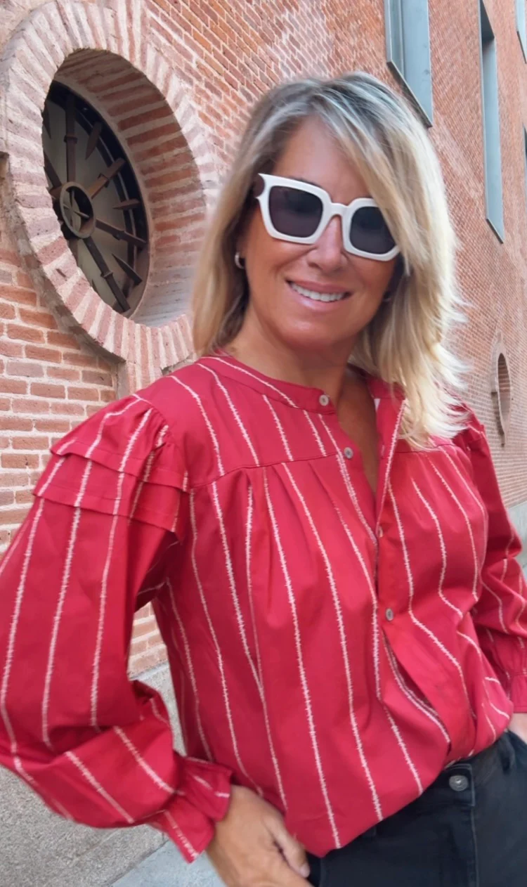 Blusa Aquitania burdeos - Image 10