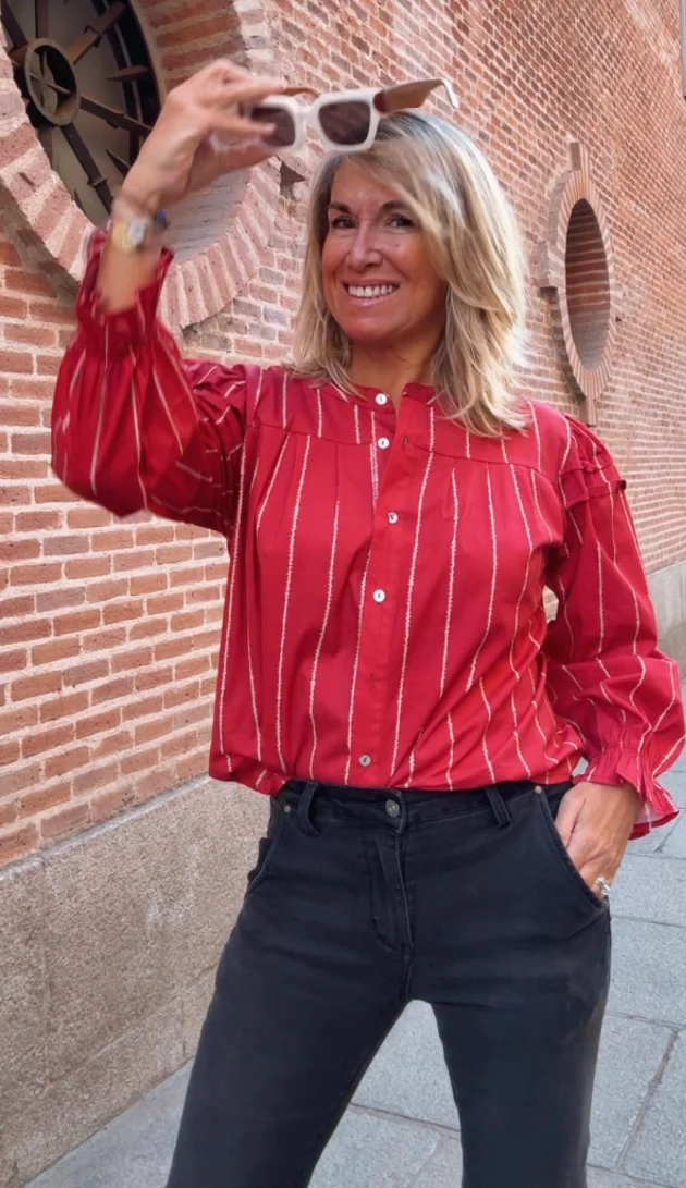Blusa Aquitania burdeos - Image 7