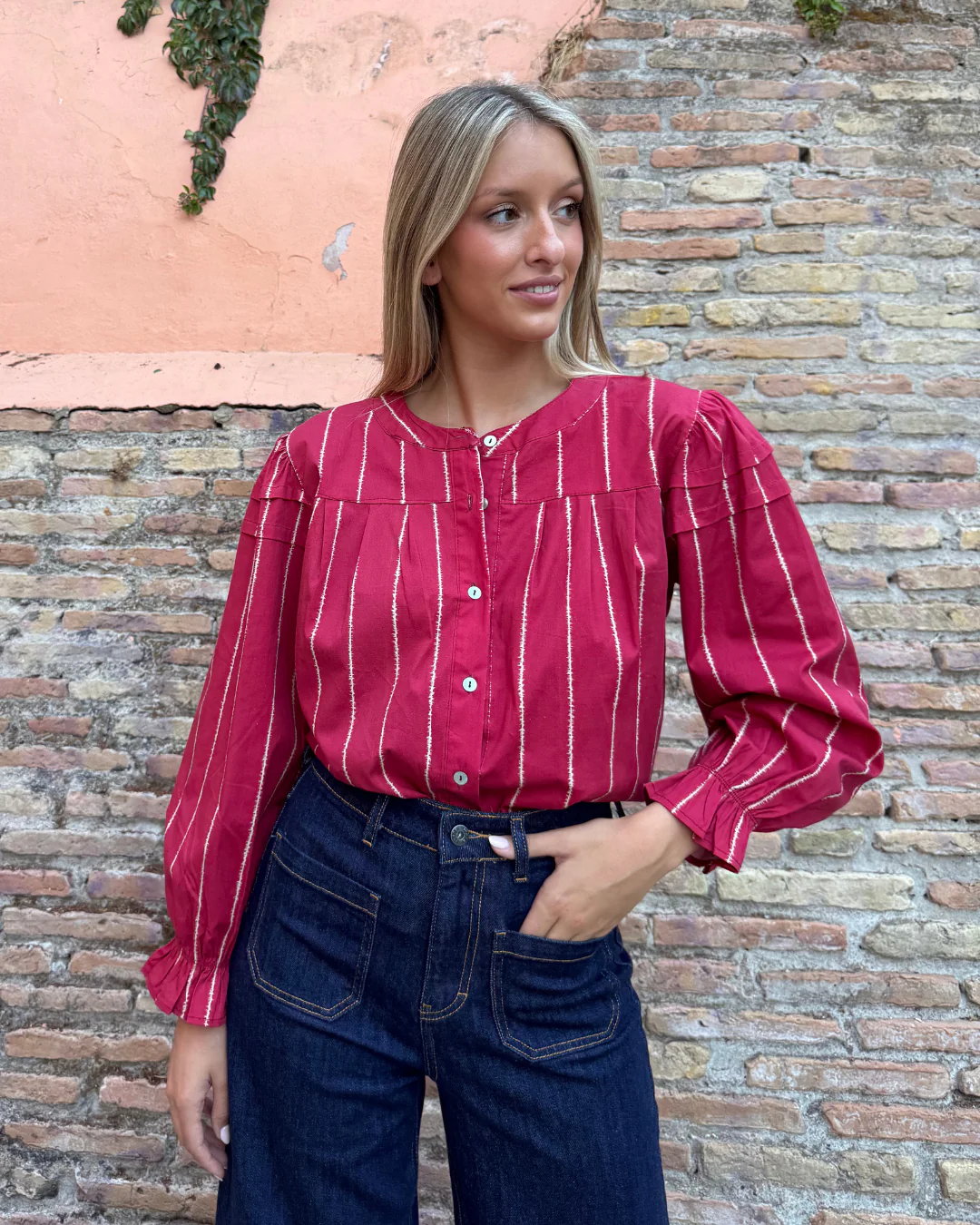 Blusa Aquitania burdeos - Image 9
