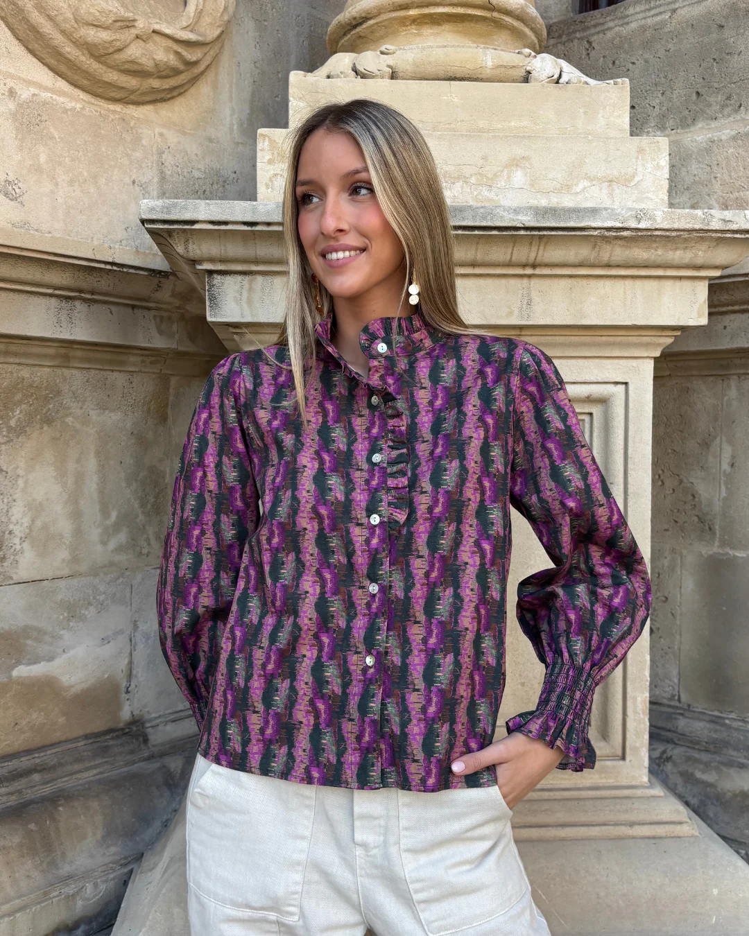Blusa Garona morado - Image 2