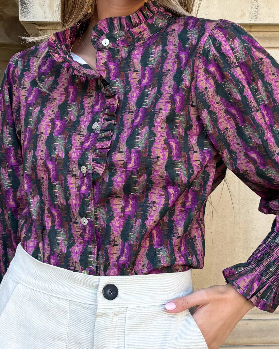 Blusa Garona morado - Image 3