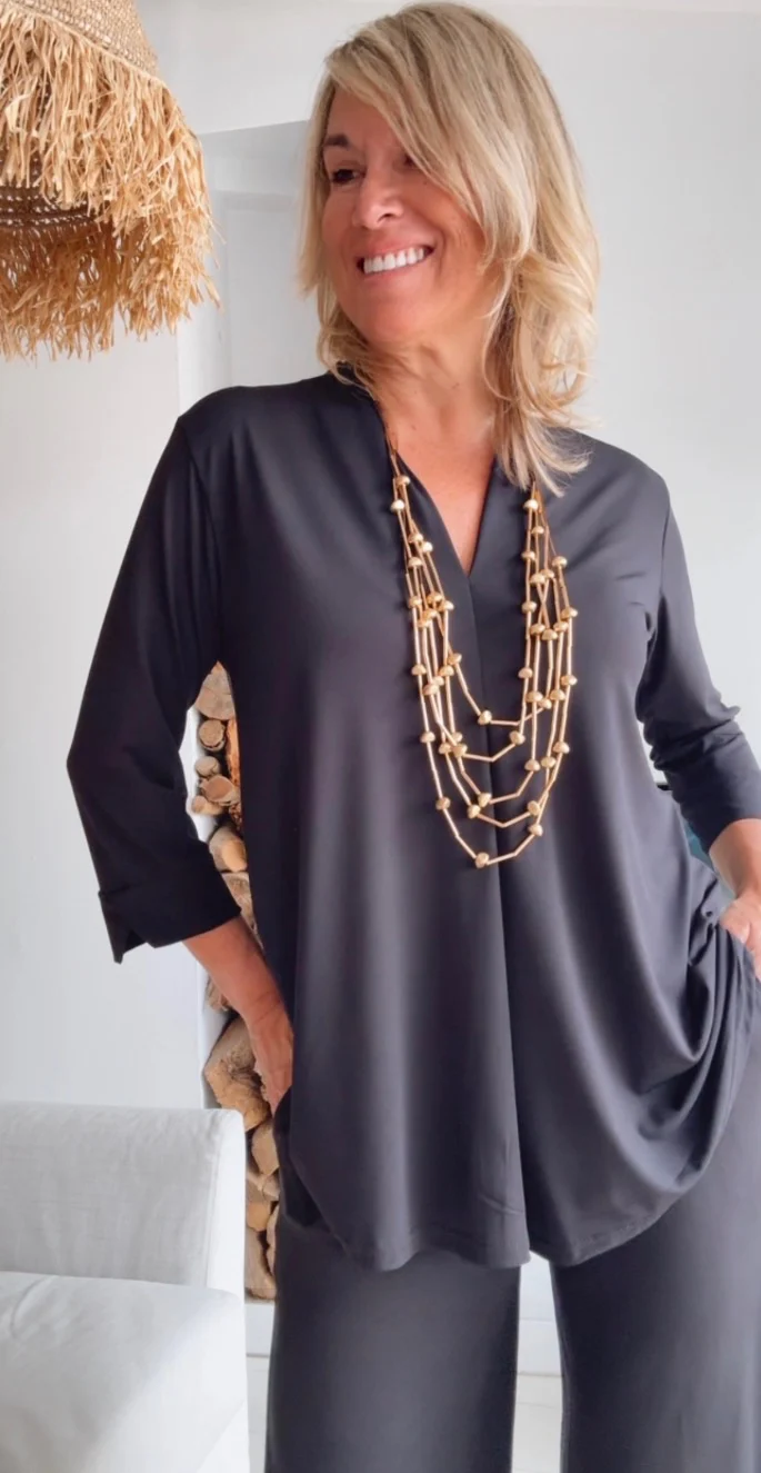 Blusa Marta negro