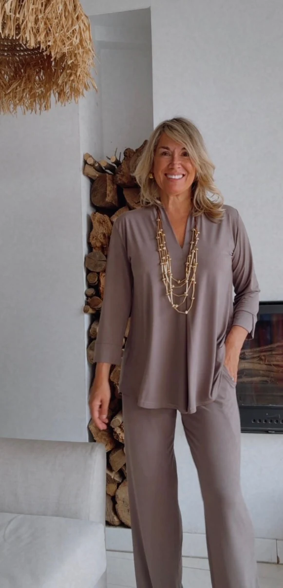 Blusa Marta taupe - Image 4