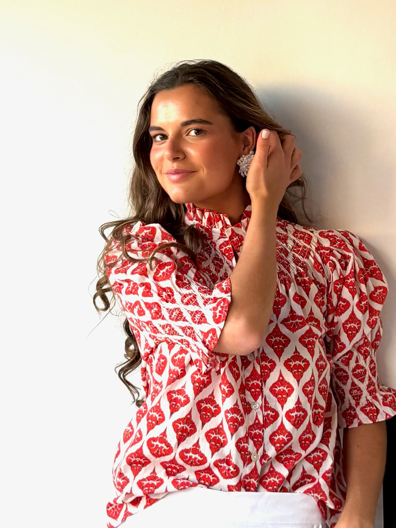 Blusa Saletta rojo retro - Image 2