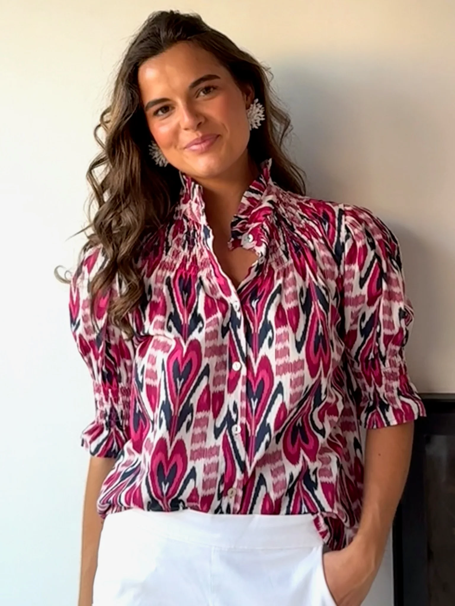 Blusa Saletta rosa cuore