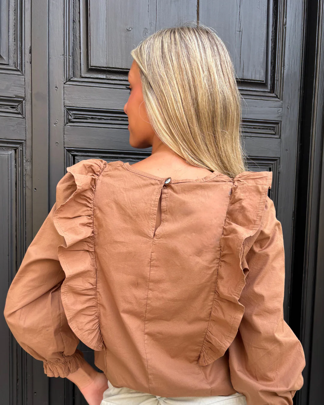 Blusa Torrelavega camel - Image 2