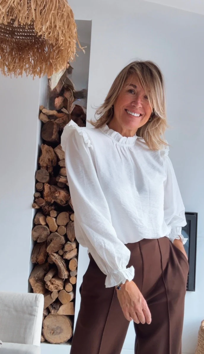 Blusa Valentina blanca - Image 3