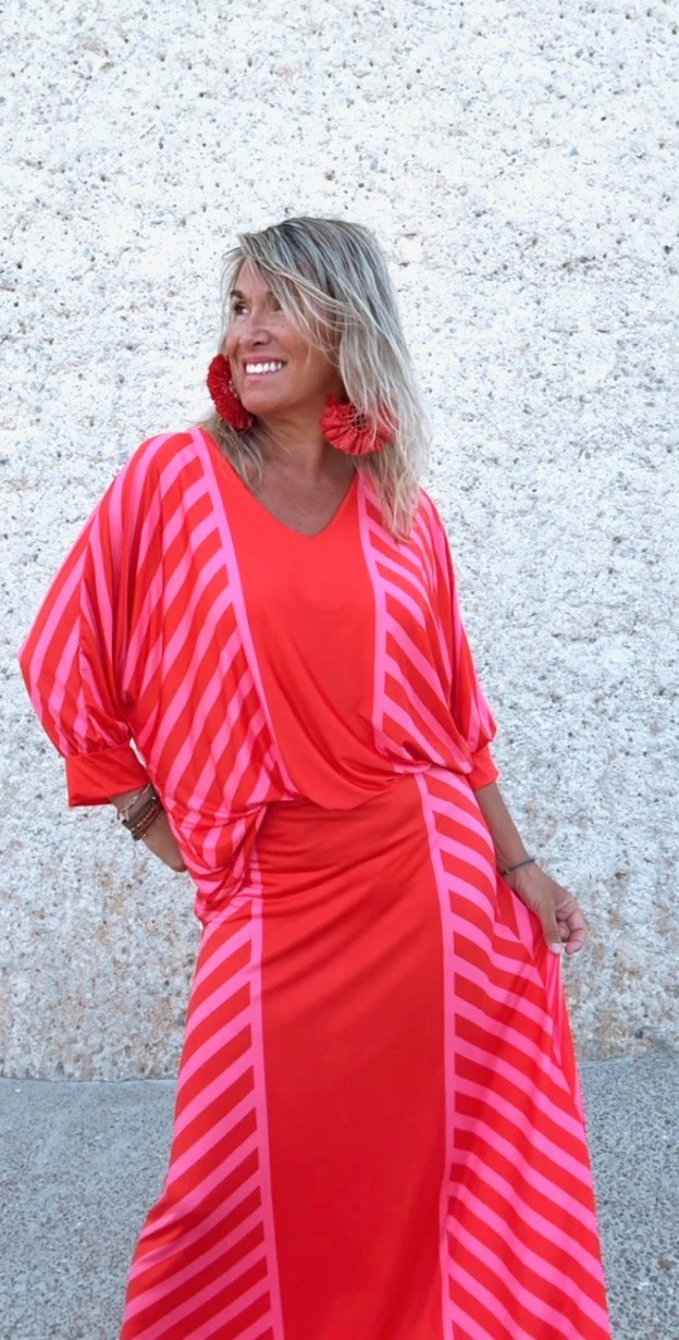 Blusa Vega coral