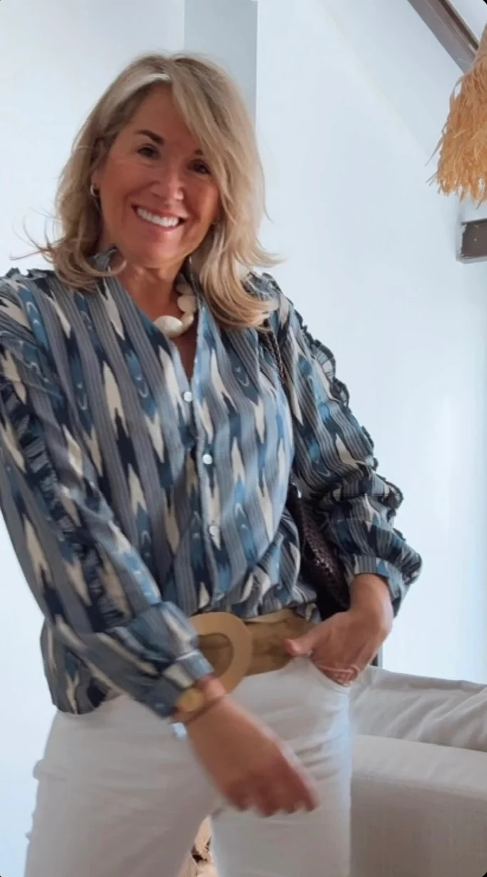 Camisa Charlotte marino - Image 4
