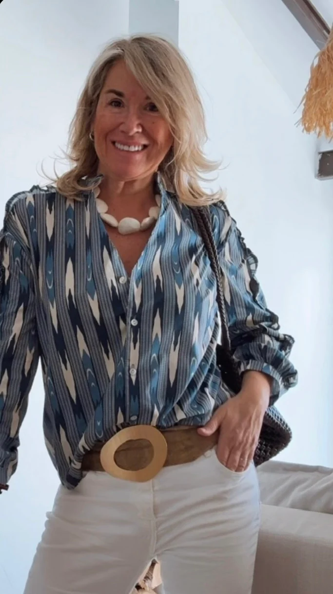 Camisa Charlotte marino - Image 6