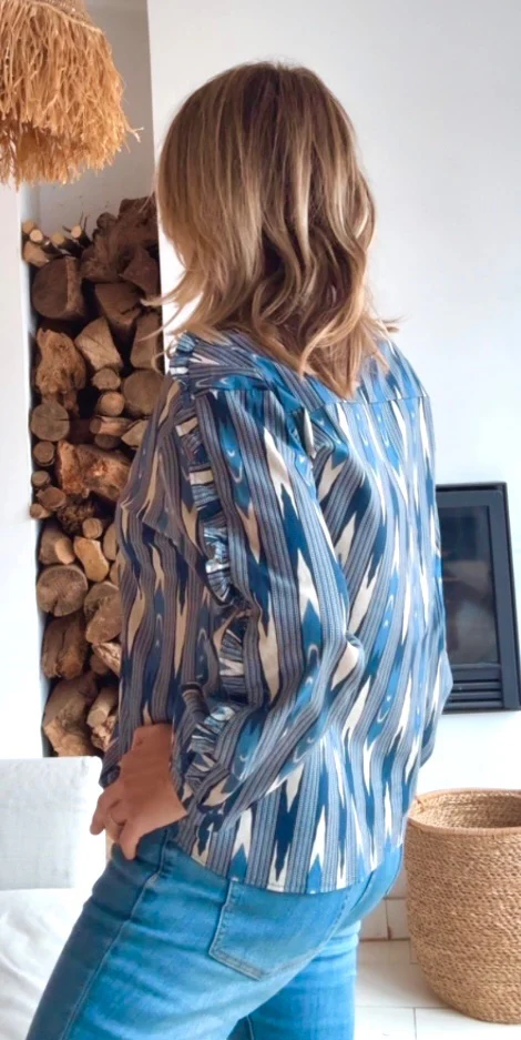 Camisa Charlotte marino - Image 7
