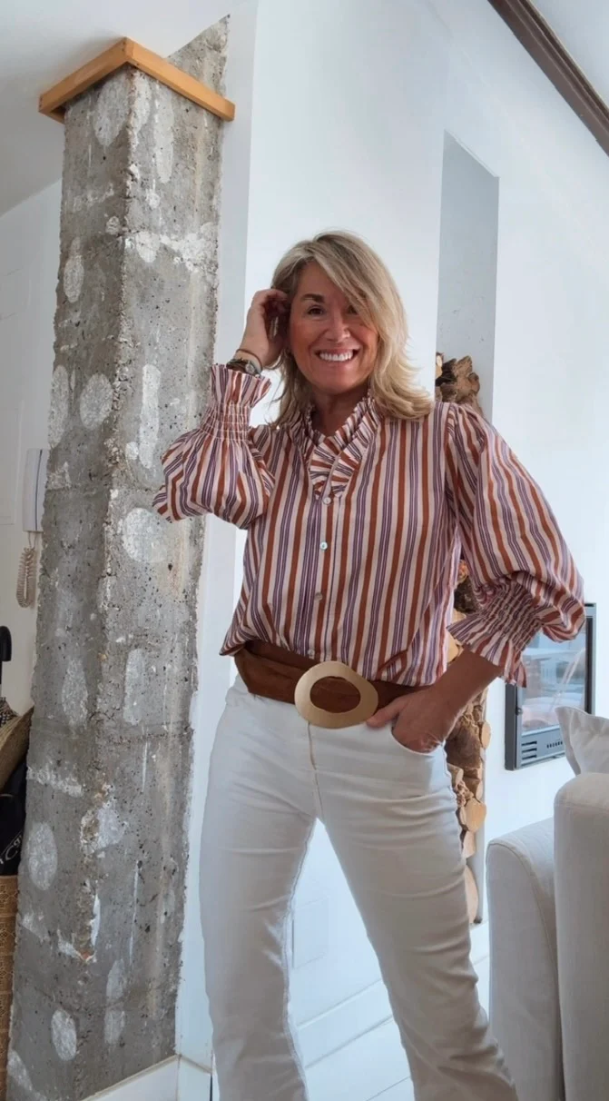 Camisa Isabella marrón - Image 3