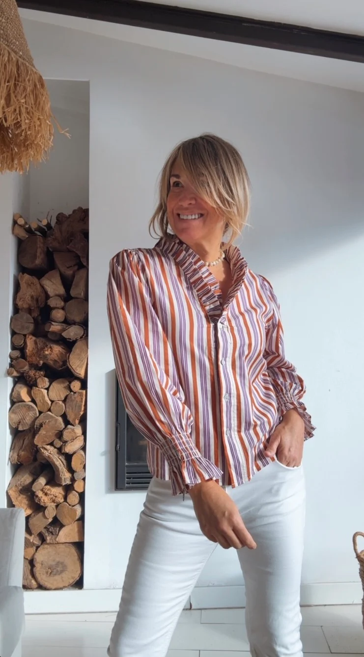 Camisa Isabella marrón - Image 8