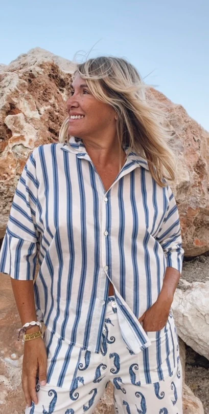 Camisa Petra azul - Image 2