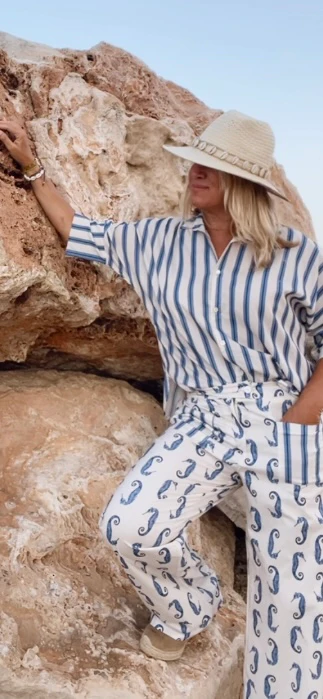 Camisa Petra azul - Image 3