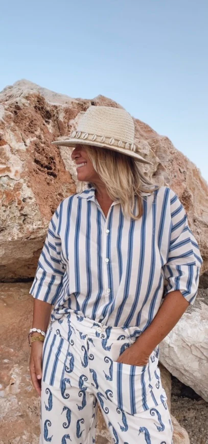 Camisa Petra azul - Image 4