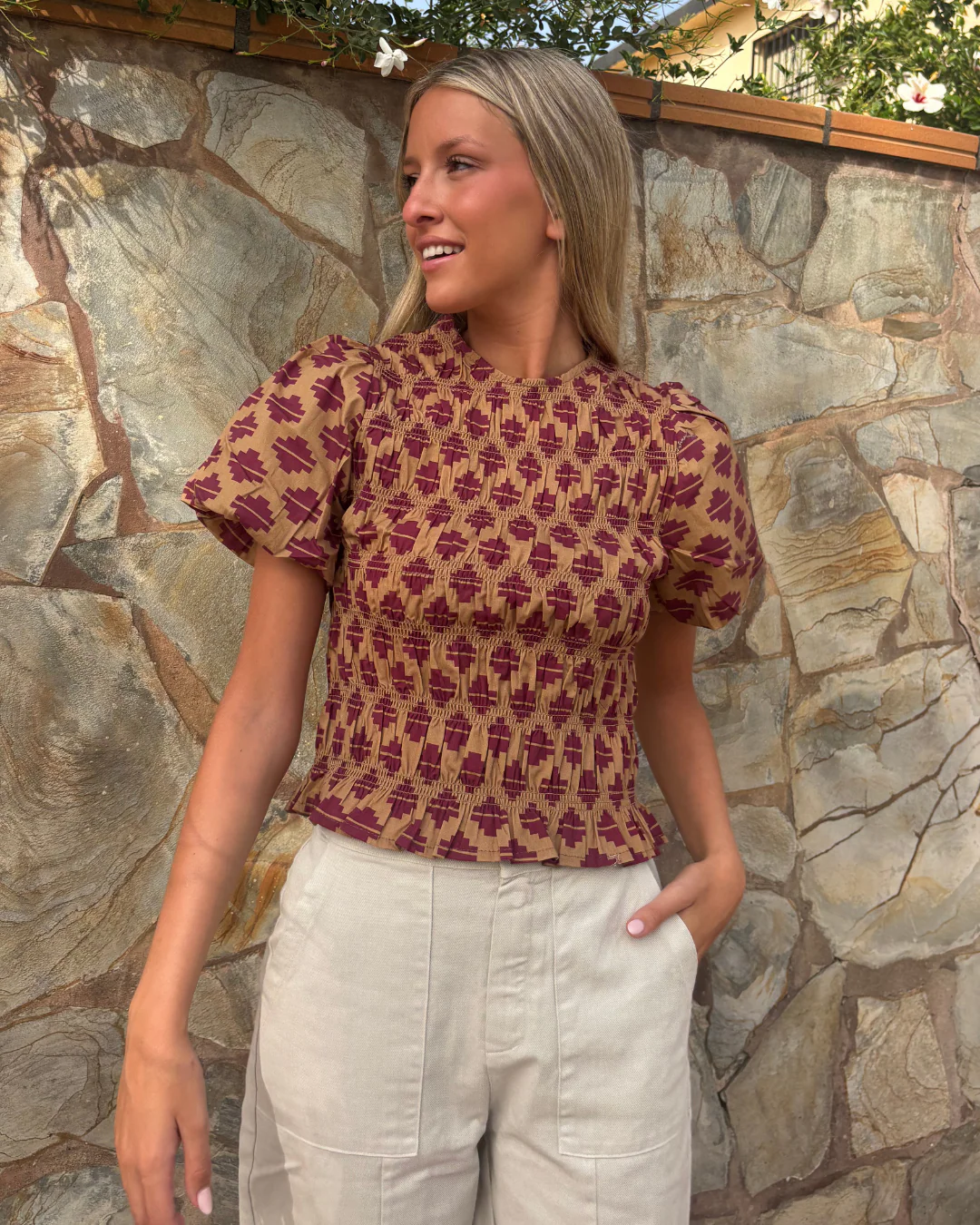 Camisa Potes camel - Image 5