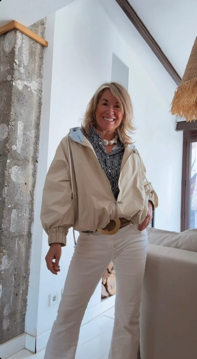 Chaqueta Alden beige - Image 3