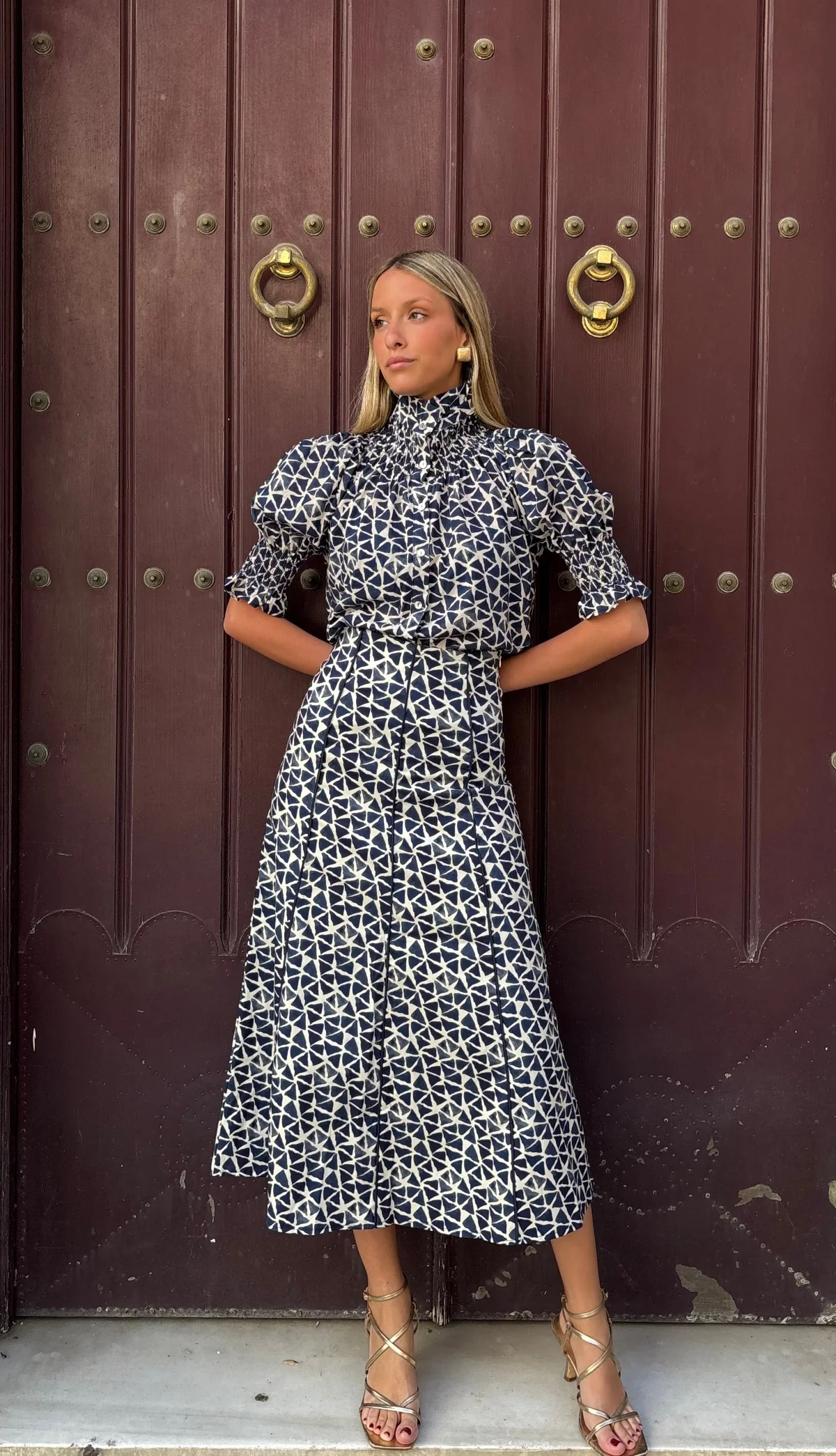 Falda Miró marino - Image 3