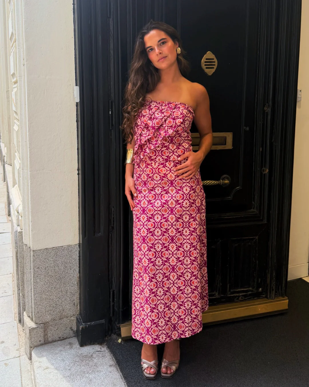Falda Fiorella morado - Image 2