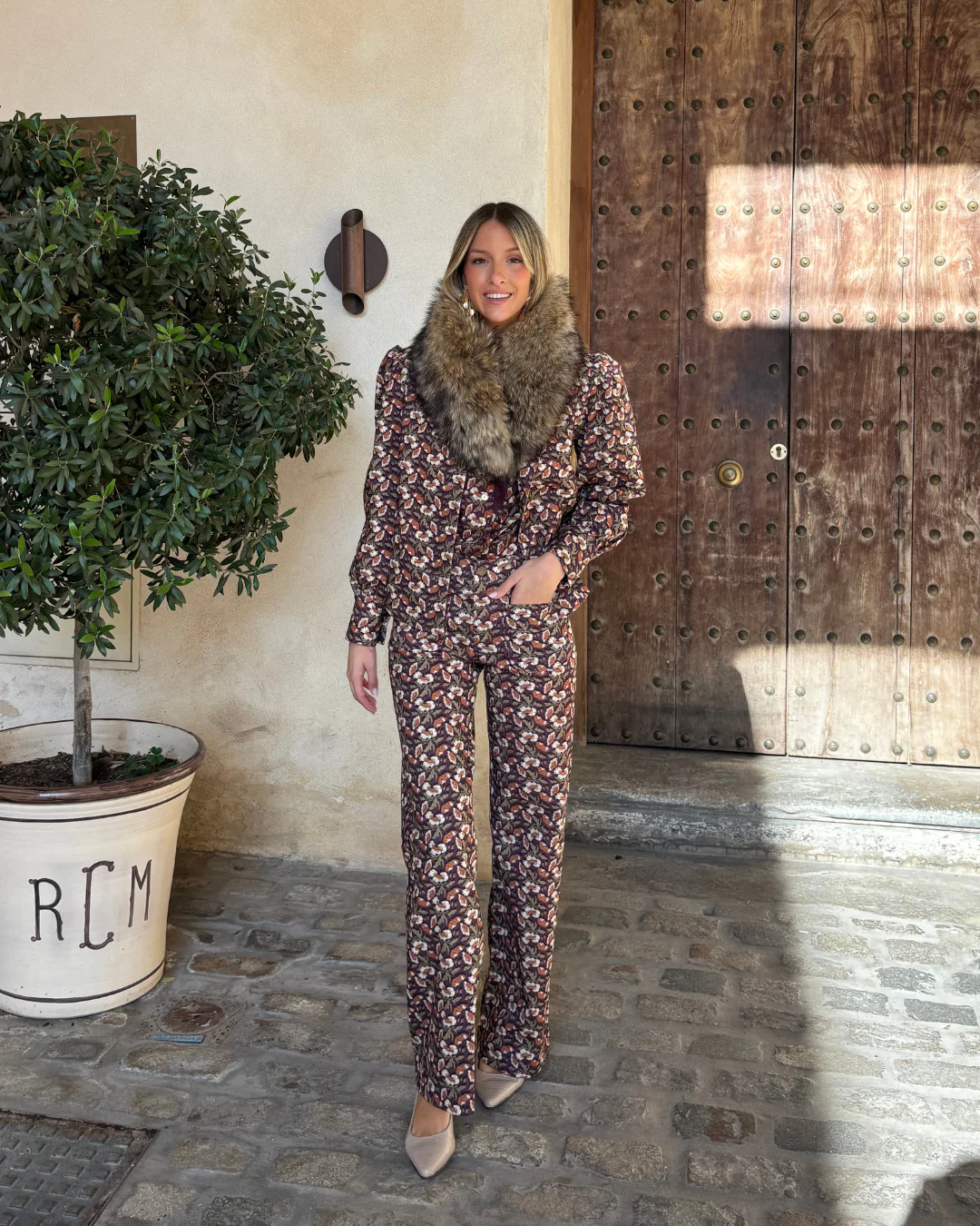 Pantalón Emilie marrón - Image 5