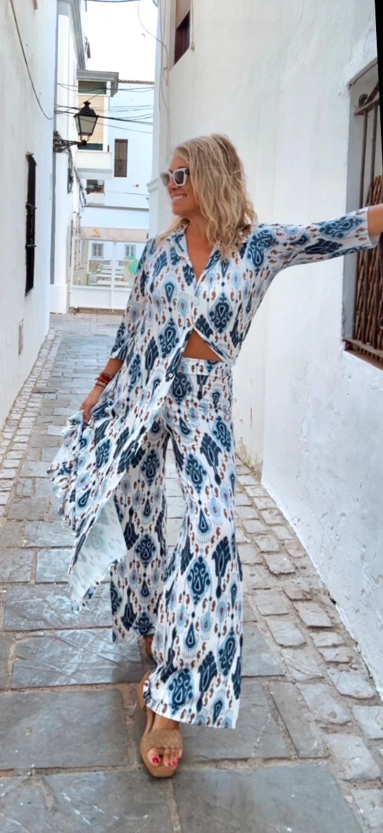 Pantalón Agnes marino