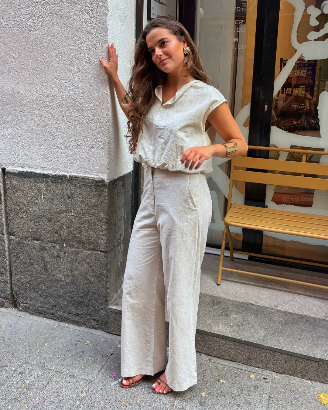 Pantalón Lina beige - Image 3