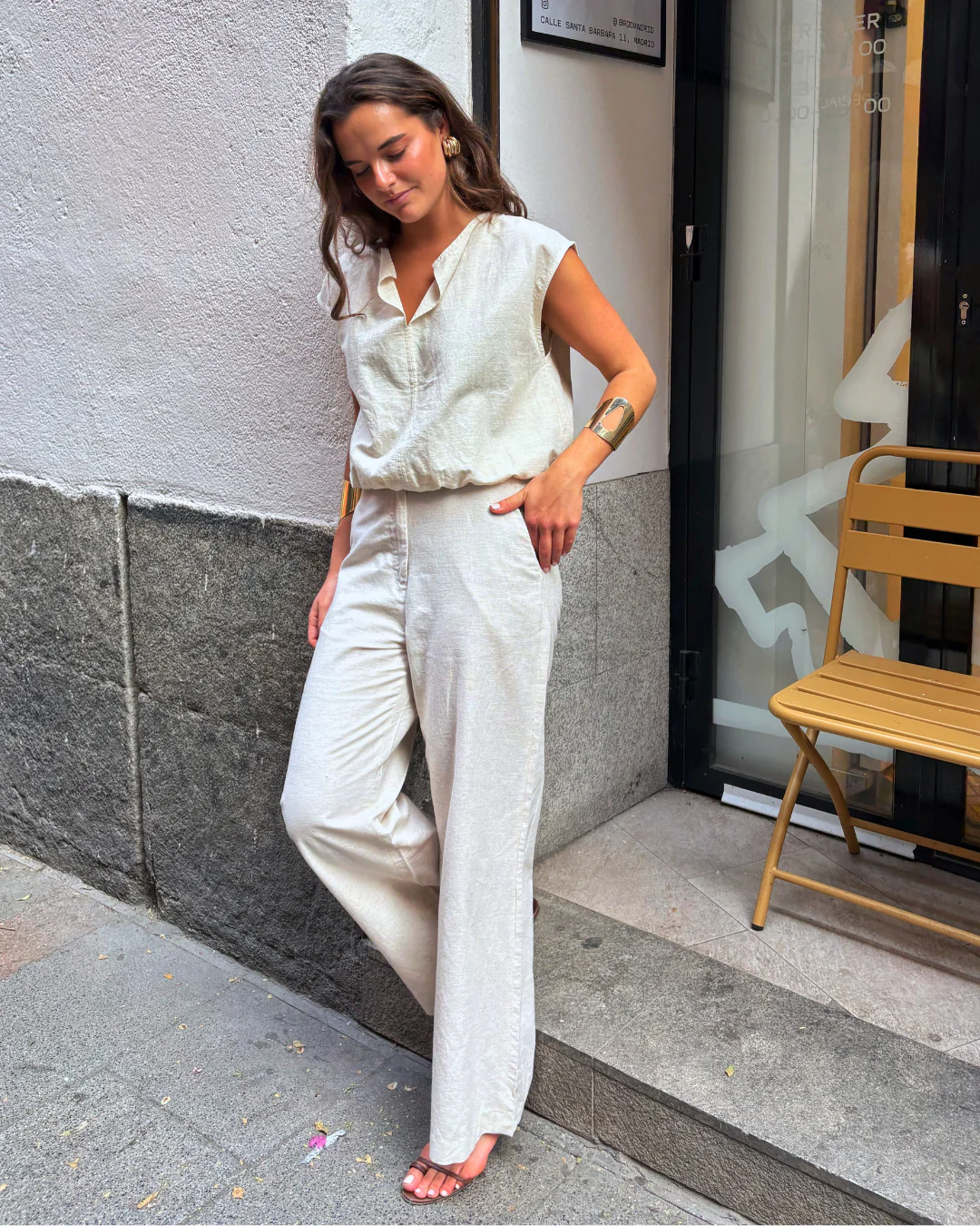 Pantalón Lina beige - Image 5