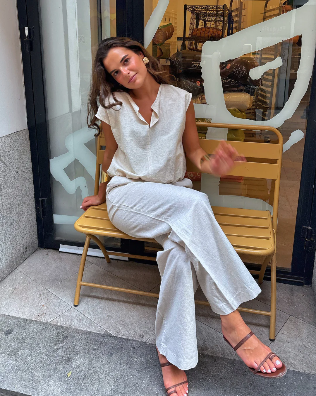Pantalón Lina beige - Image 6