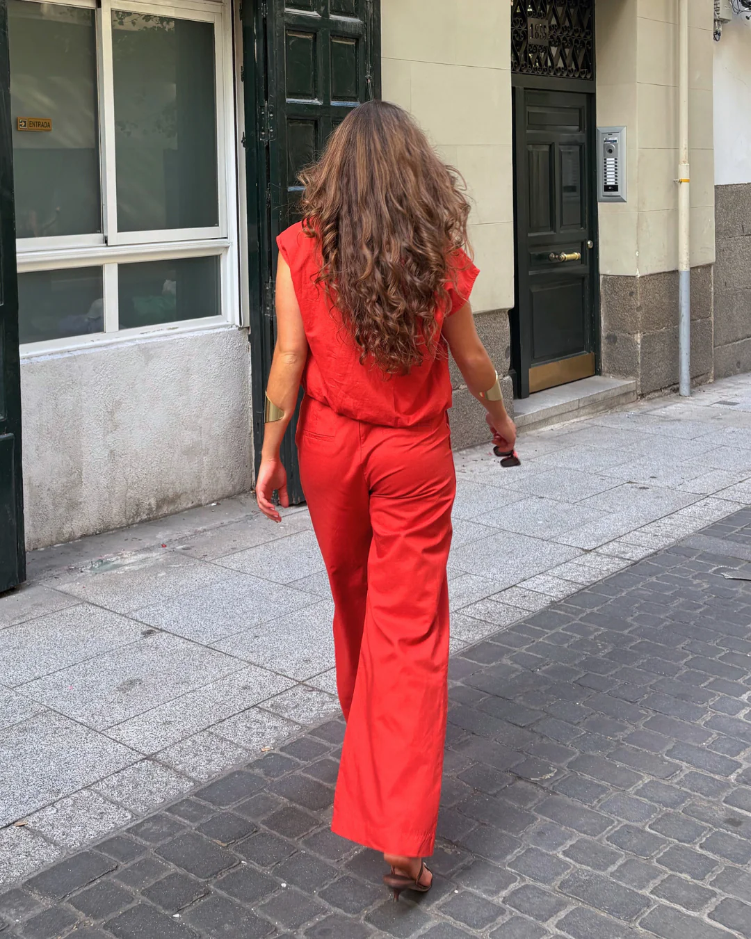 Pantalón Lina largo rojo - Image 3