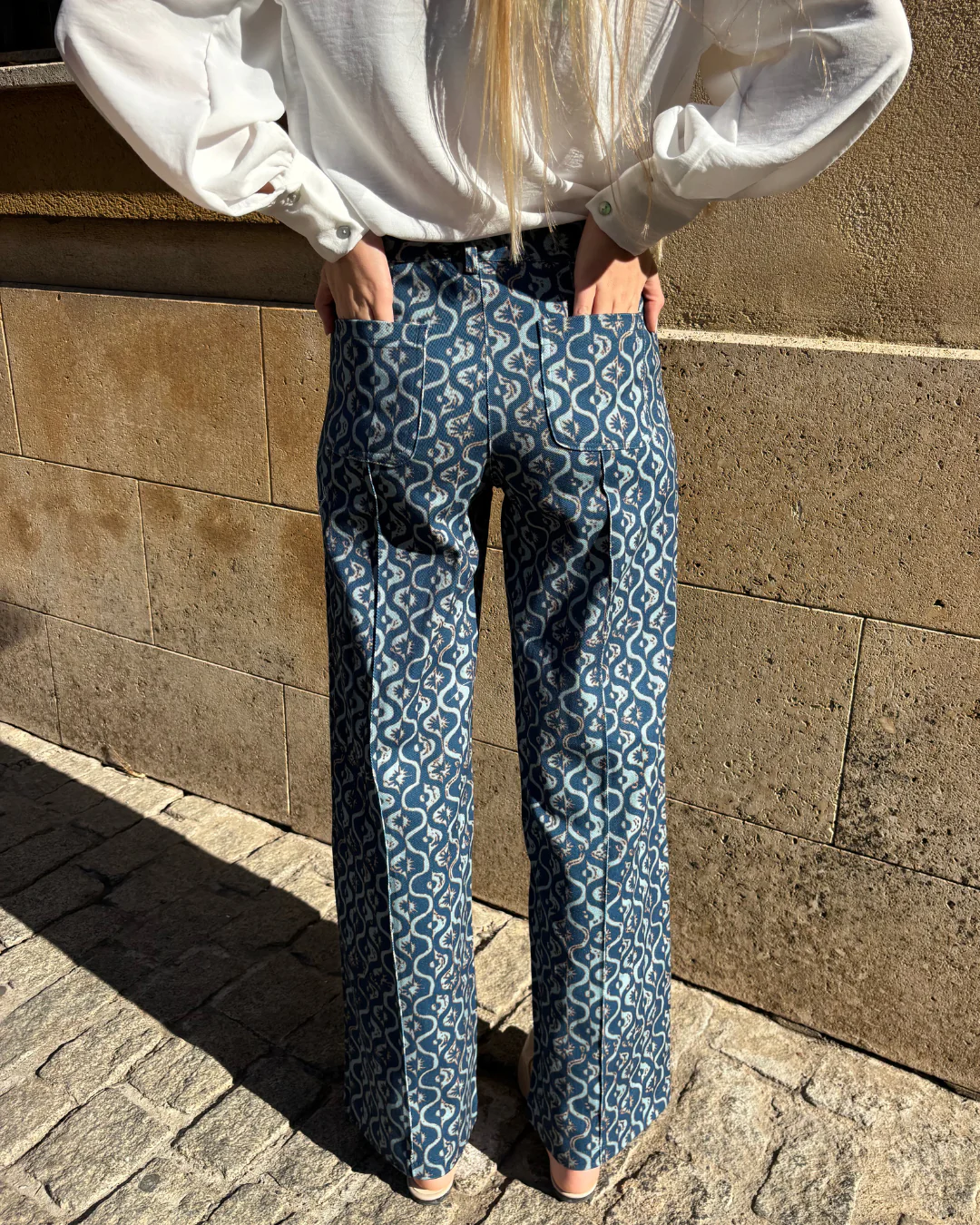 Pantalón Adelle marino-aqua - Image 10