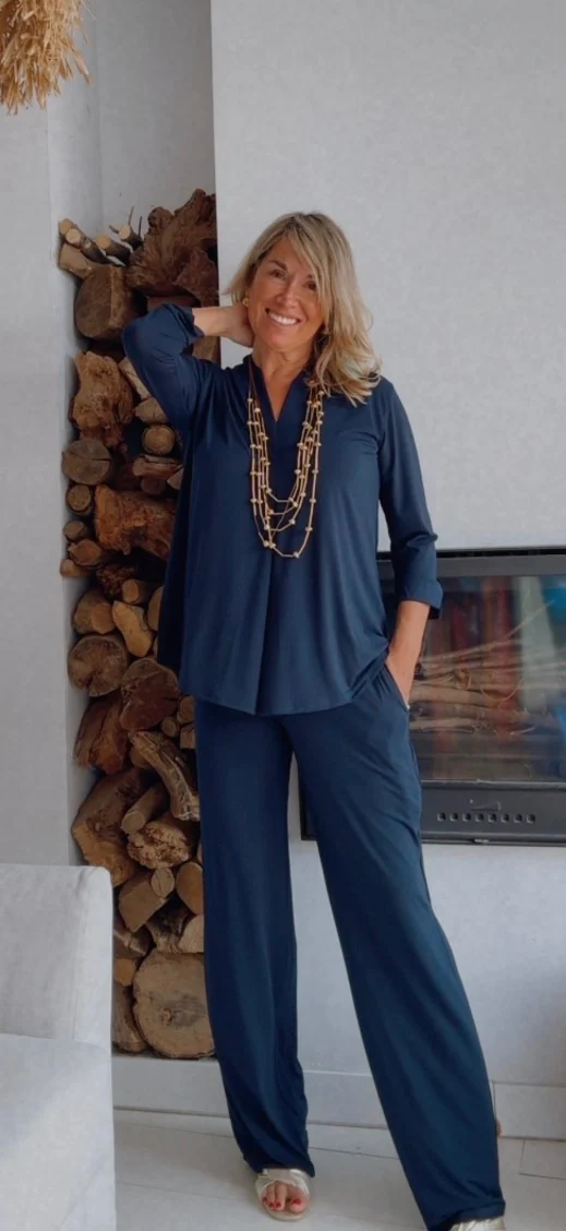 Pantalón Marta marino - Image 2