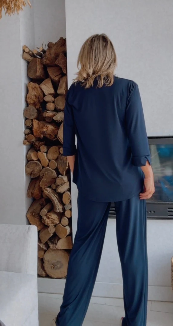 Pantalón Marta marino - Image 3