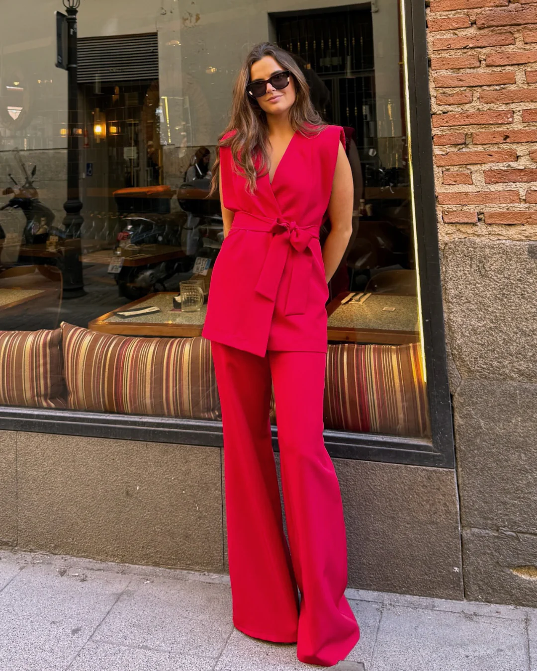 Traje Milos rojo