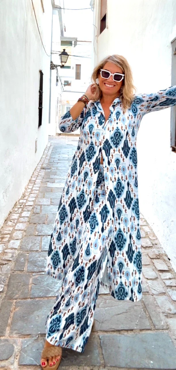 Vestido Agnes marino
