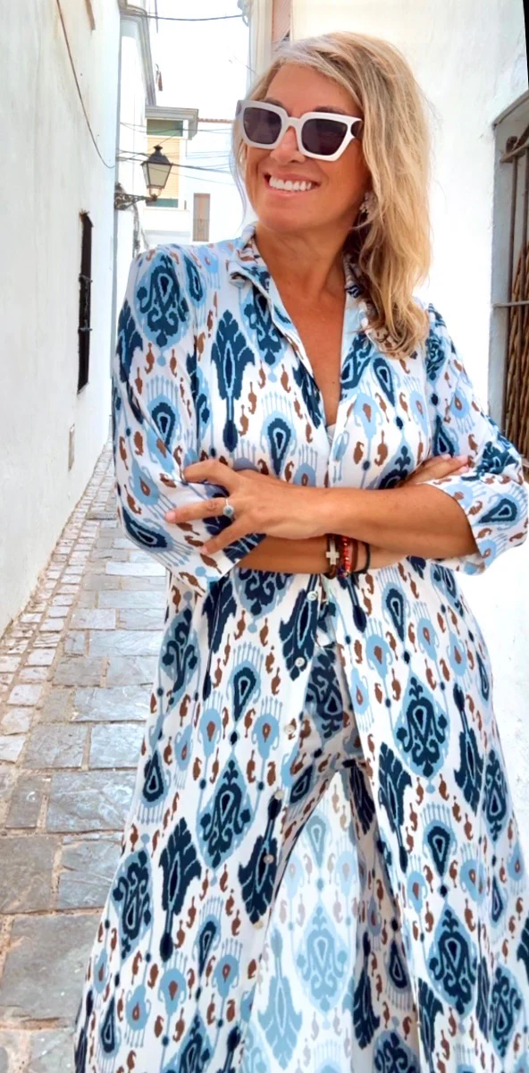 Vestido Agnes marino - Image 4