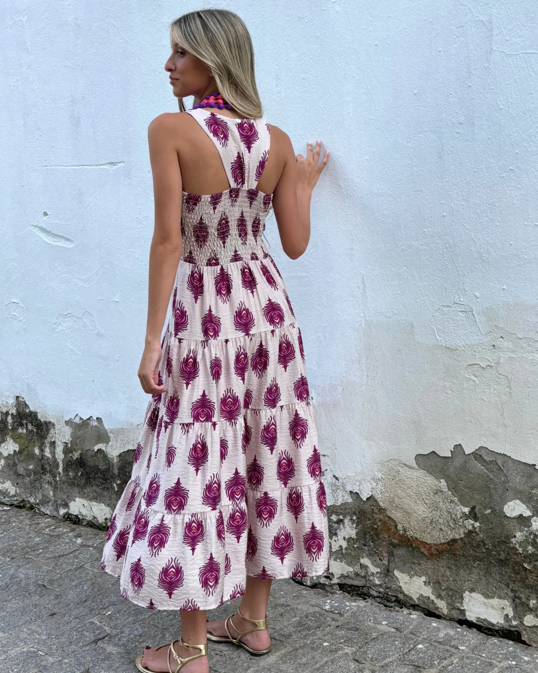 Vestido Cala Dor morado - Image 3