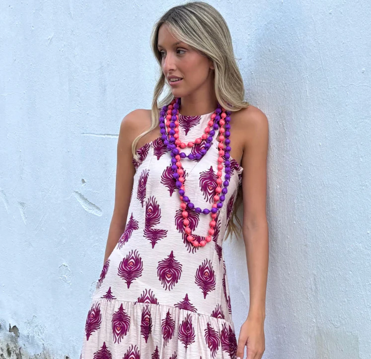 Vestido Cala Dor morado - Image 5