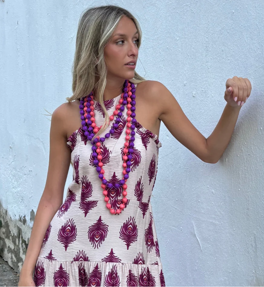 Vestido Cala Dor morado - Image 7
