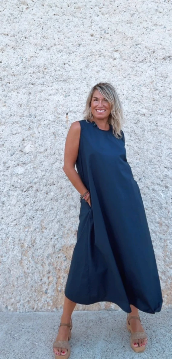 Vestido Aura marino - Image 10