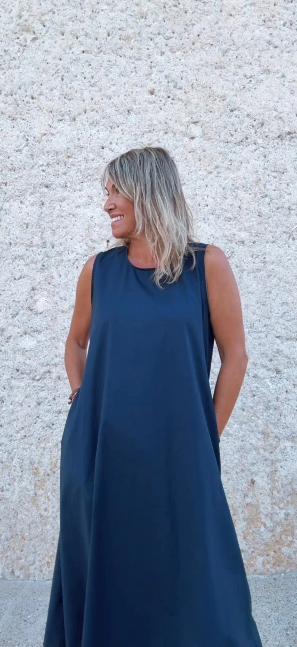 Vestido Aura marino - Image 2