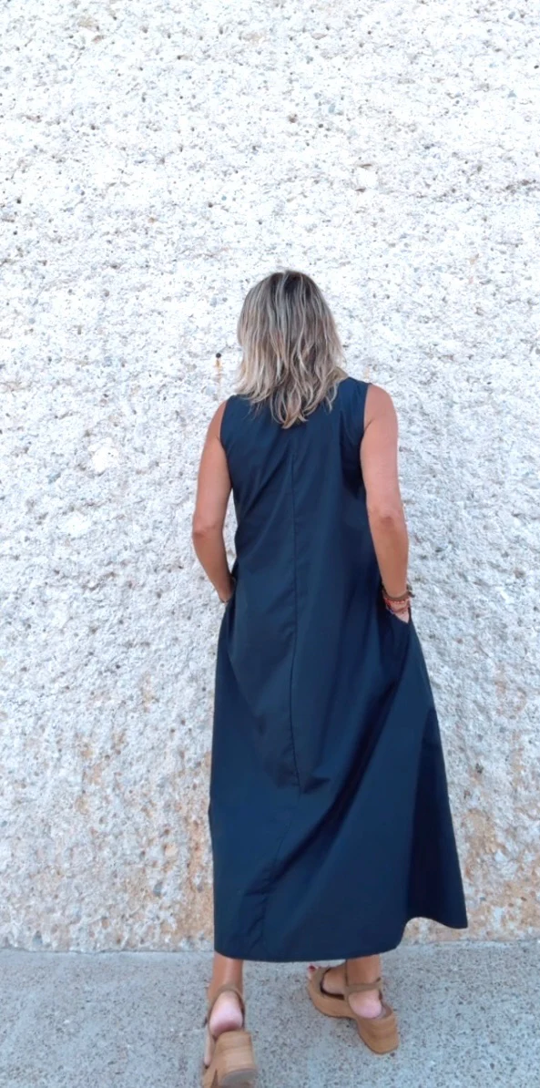 Vestido Aura marino - Image 3