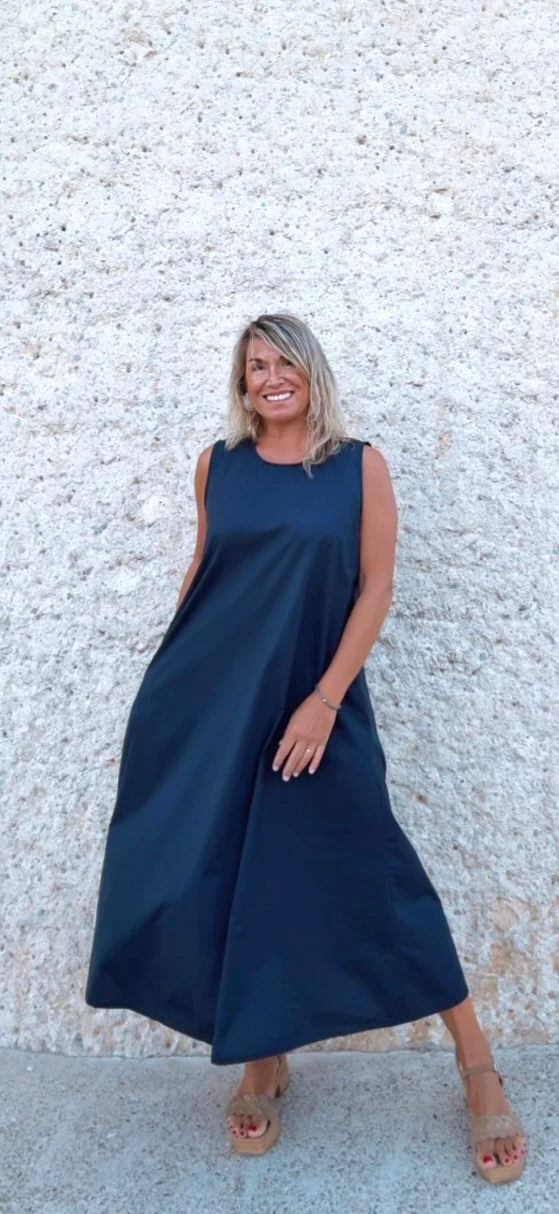 Vestido Aura marino - Image 4